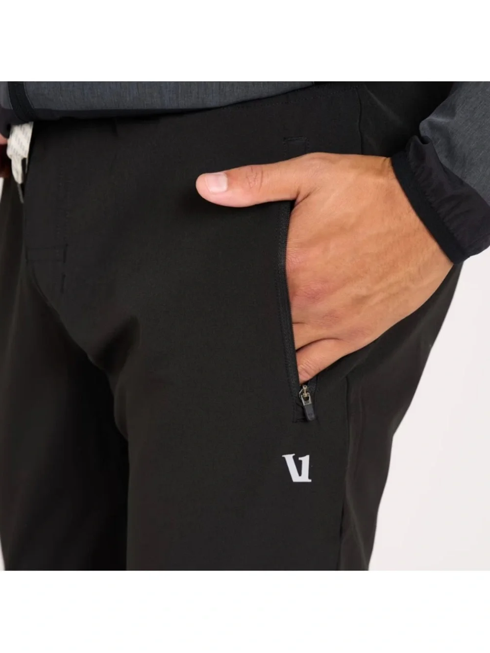 Vuori Transit Jogger Stretch Athletic Mens L Black Tapered Joggers